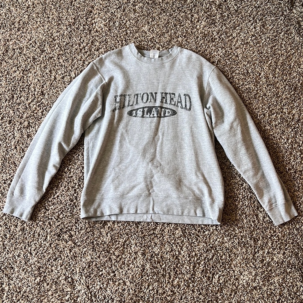 Grey Hilton Head Island sweatshirt size M